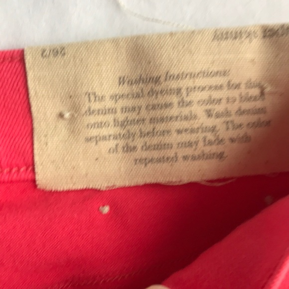 Brand new LOFT coral super skinny jeans - Picture 8 of 11